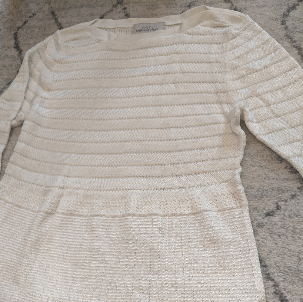 Ivory bell sleeve sweater